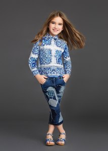 DOLCE&GABBANA KIDS MAIOLICA