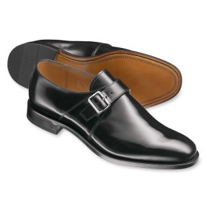 sapato Monk Strap de uma fivela