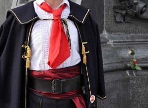 Traje típico dos soldados croatas